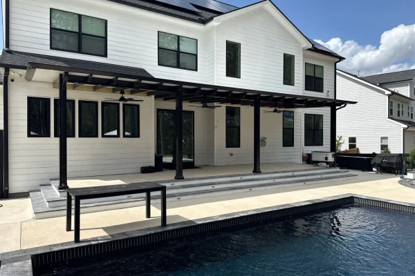black-aluminum-covered-patio-poolside