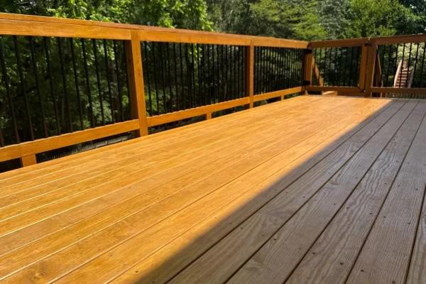 durham-deck-builder-stained-wood-deck-black-railings